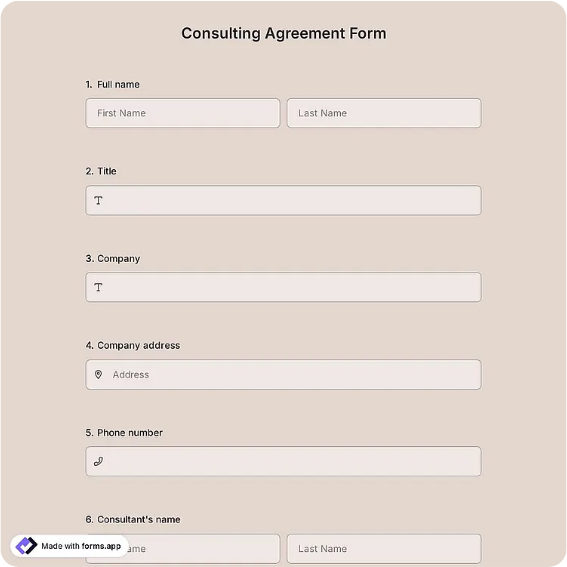 Preview of Consulting Agreement Template